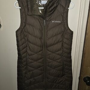 Columbia Brown Quilted Vest